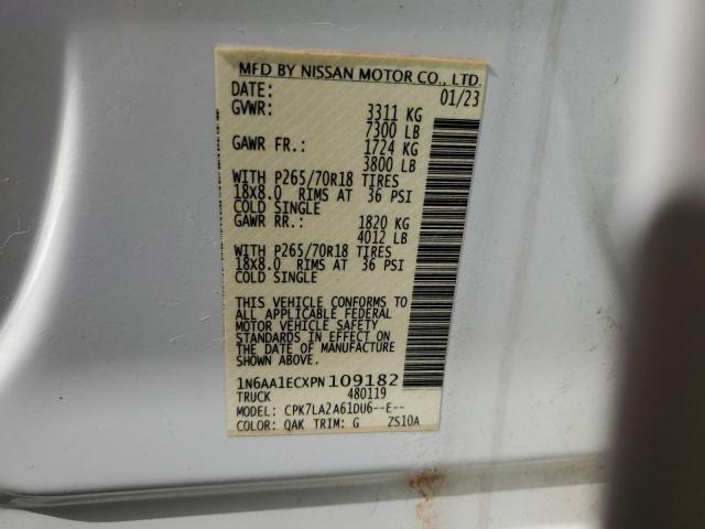 2023 NISSAN TITAN S 1N6AA1ECXPN109182