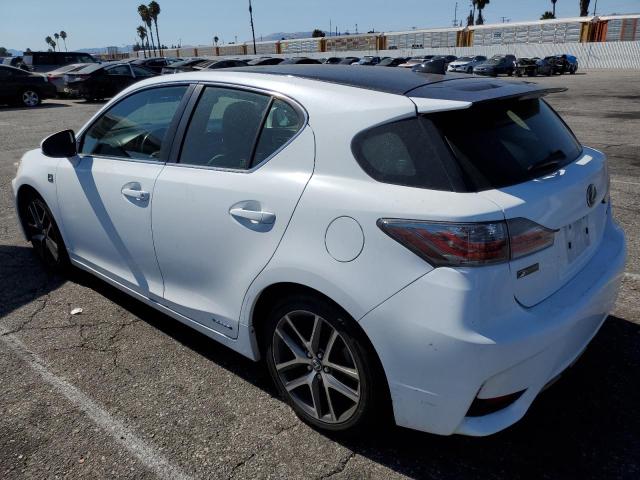 LEXUS CT 200 2016 white  hybrid engine JTHKD5BH6G2270022 photo #3