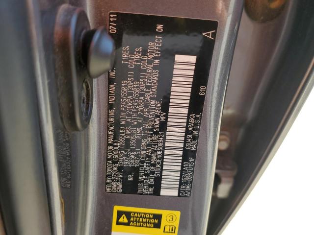 2011 TOYOTA HIGHLANDER LIMITED - 5TDDK3EH0BS089421