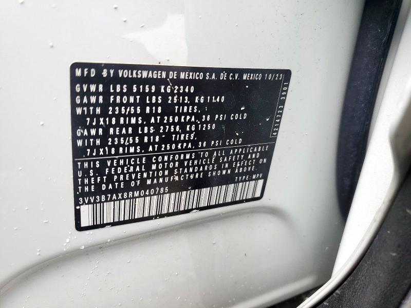 2024 VOLKSWAGEN TIGUAN SE - 3VV3B7AX8RM040785
