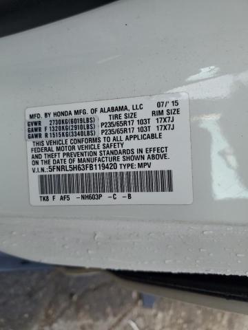 2015 HONDA ODYSSEY EX 5FNRL5H63FB119420