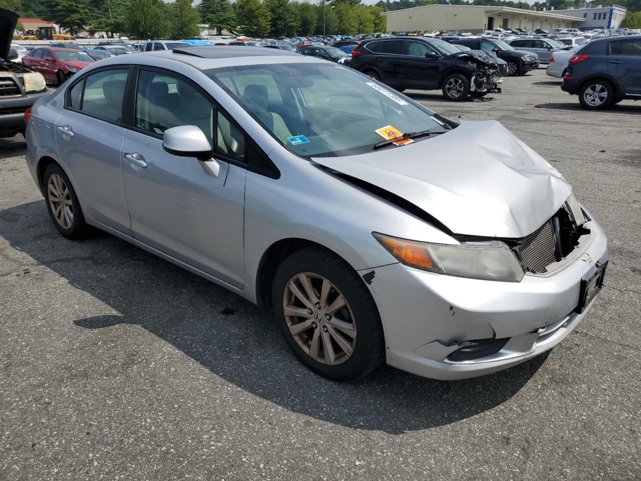 Lot #3226091029 2012 HONDA CIVIC EX