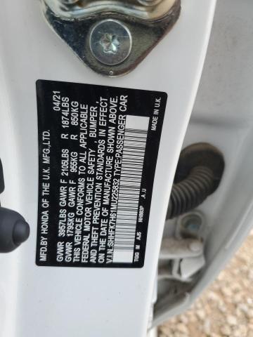 2021 HONDA CIVIC EX SHHFK7H61MU225832