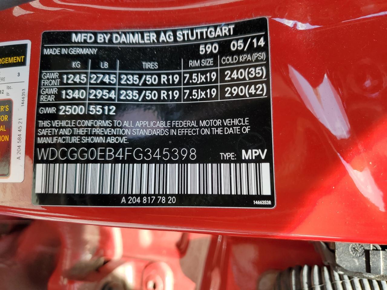 MERCEDES-BENZ GLK-CLASS 250 BLUETEC