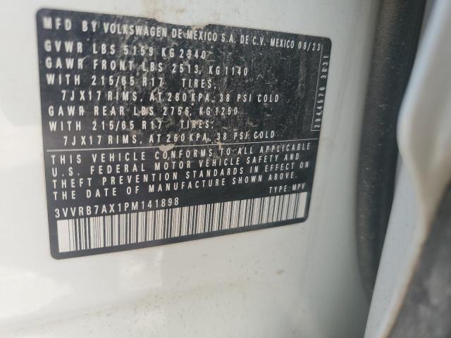 2023 VOLKSWAGEN TIGUAN S 3VVRB7AX1PM141898