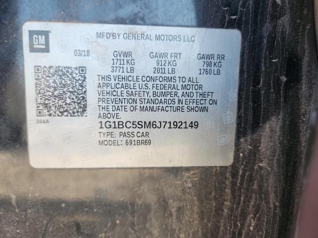 2018 CHEVROLET CRUZE LS - 1G1BC5SM6J7192149