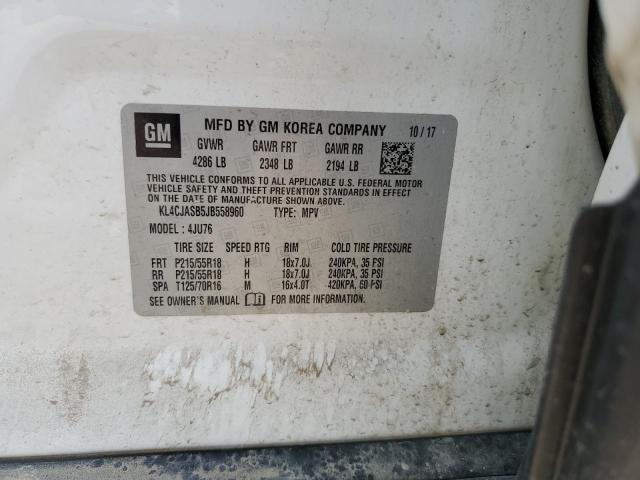 2018 BUICK ENCORE PRE KL4CJASB5JB558960