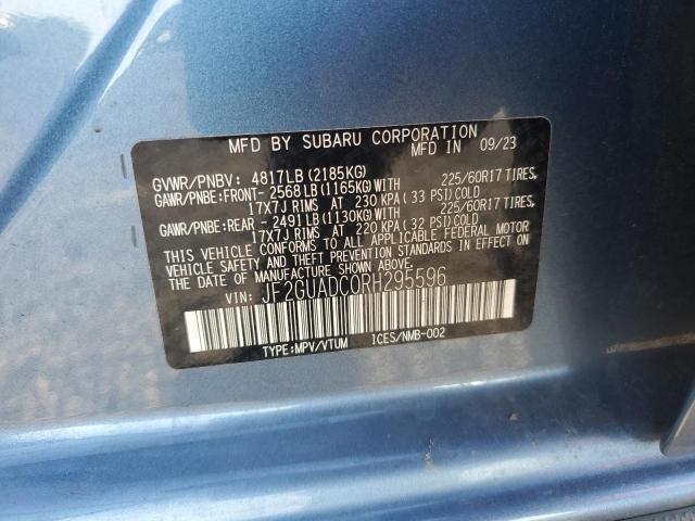2024 SUBARU CROSSTREK JF2GUADC0RH295596