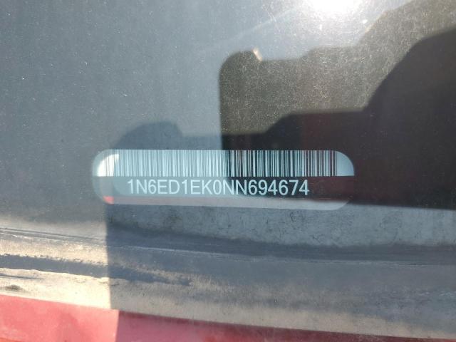 2022 NISSAN FRONTIER S 1N6ED1EK0NN694674