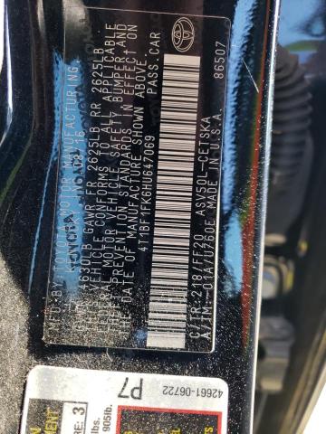 2017 TOYOTA CAMRY LE 4T1BF1FK6HU647069