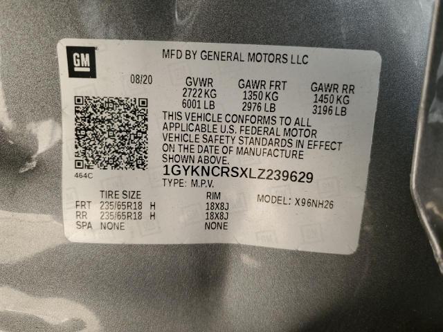 2020 CADILLAC XT5 PREMIU - 1GYKNCRSXLZ239629