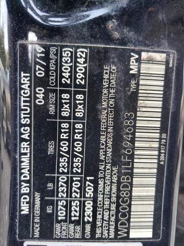 2020 MERCEDES-BENZ GLC 300 WDC0G8DB1LF694683