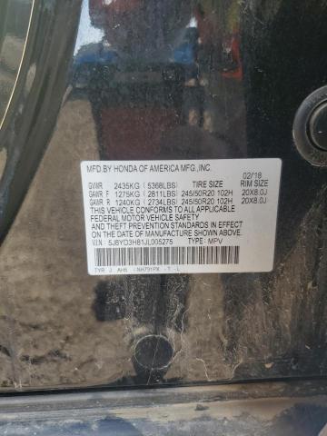 2018 ACURA MDX ADVANC 5J8YD3H81JL005275