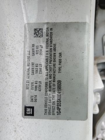 2014 BUICK VERANO - 1G4PS5SK8E4198939
