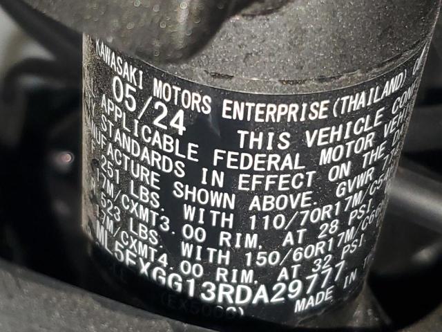 2024 KAWASAKI EX500 ML5EXGG13RDA29777