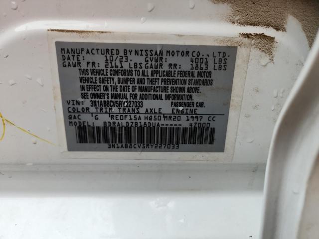 2024 NISSAN SENTRA SV 3N1AB8CV5RY227033