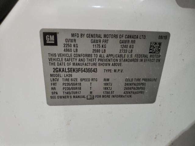 2015 GMC TERRAIN SLT 2GKALSEK9F6436643