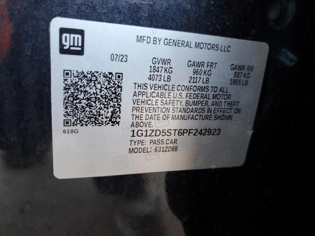 2023 CHEVROLET MALIBU LT 1G1ZD5ST6PF242923