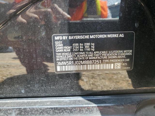 2021 BMW 330I 3MW5R1J02M8B87251