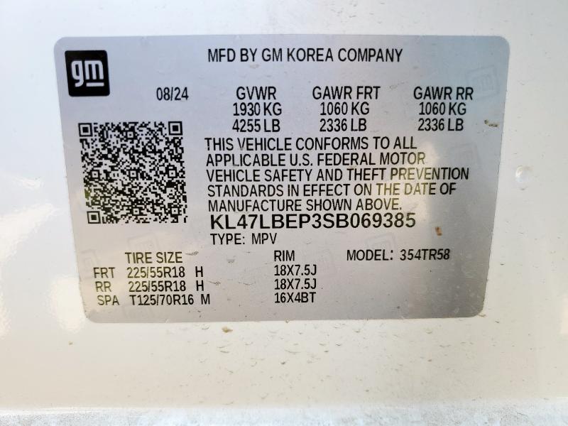 2025 BUICK ENVISTA SP KL47LBEP3SB069385
