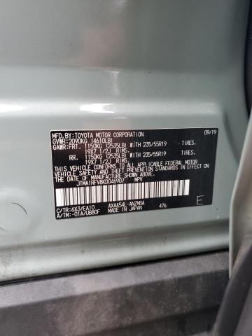2019 TOYOTA RAV4 XLE P - JTMA1RFV8KD046907