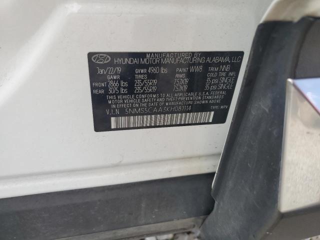2019 HYUNDAI SANTA FE L - 5NMS5CAA3KH081114