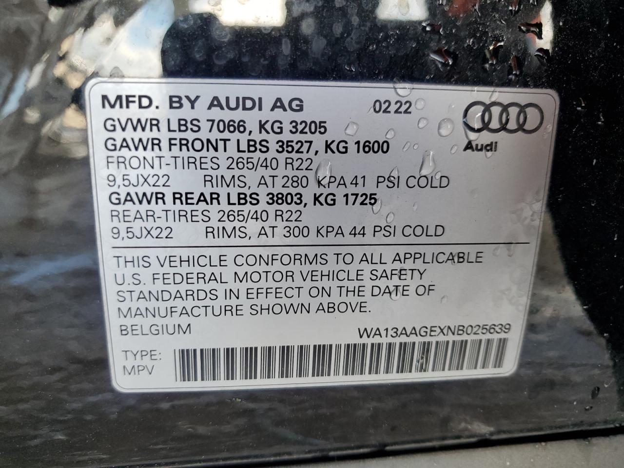 AUDI E-TRON SPORTBACK PRESTIGE