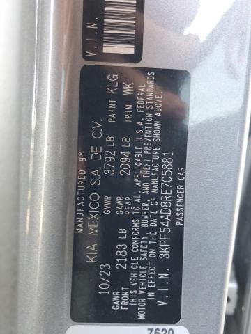 2024 KIA FORTE GT L 3KPF54AD8RE705881