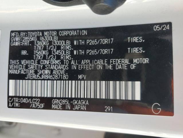 2024 TOYOTA 4RUNNER SR5 PREMIUM JTERU5JR8R6287180