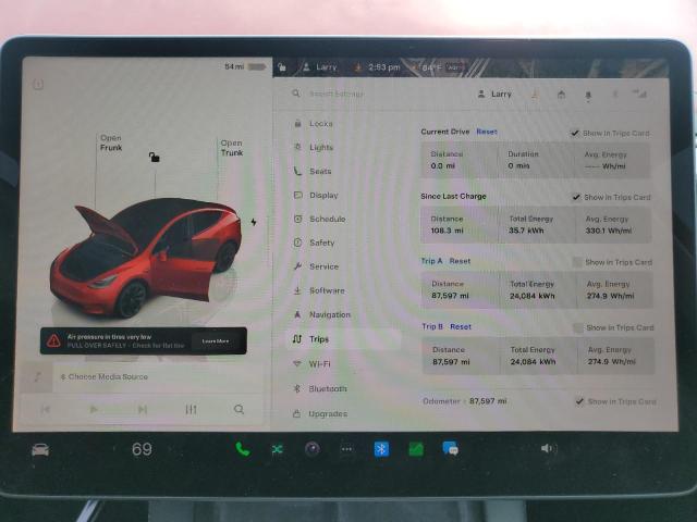 2022 TESLA MODEL Y - 7SAYGDEE6NF437832