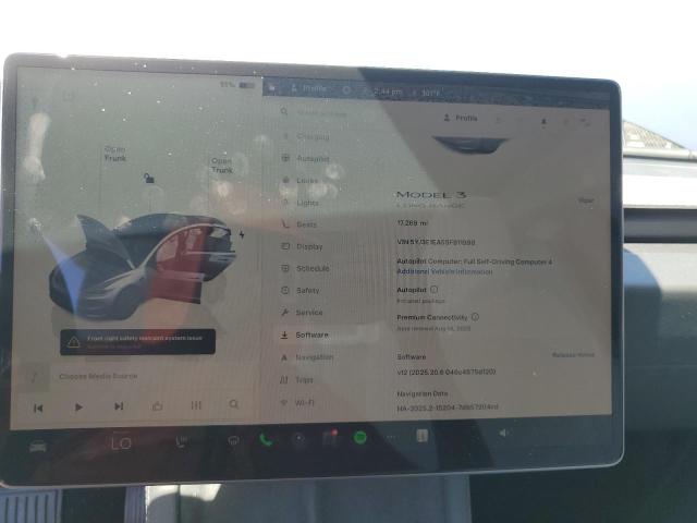 2025 TESLA MODEL 3 5YJ3E1EA5SF911998
