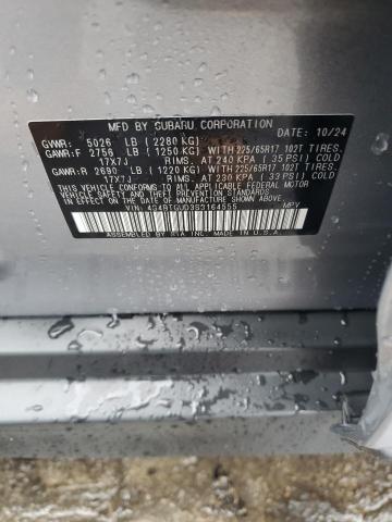 2025 SUBARU OUTBACK WI 4S4BTGUD3S3164555