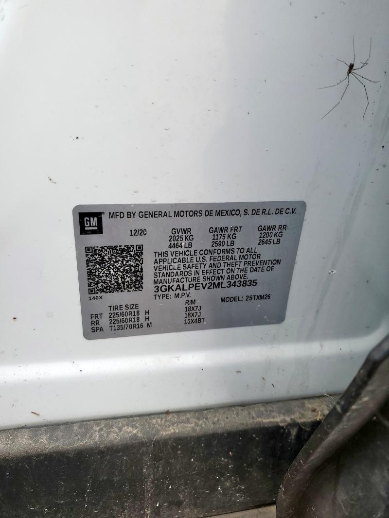 2021 GMC TERRAIN SL 3GKALPEV2ML343835