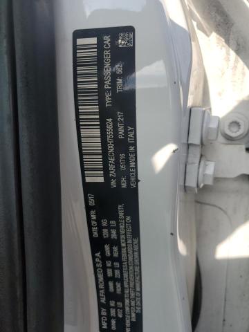 2017 ALFA ROMEO GIULIA TI ZARFAECNXH7555624