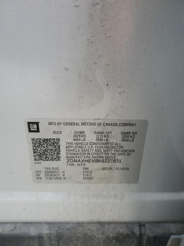2019 CHEVROLET EQUINOX LS - 2GNAXHEV8K6227831