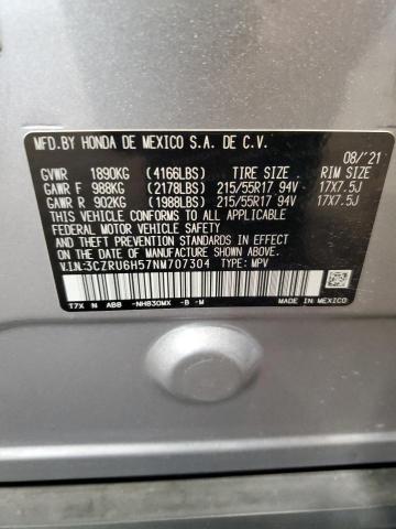 2022 HONDA HR-V EX 3CZRU6H57NM707304