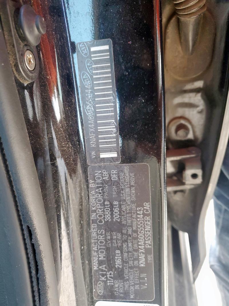 2016 KIA FORTE LX KNAFX4A60G5551443