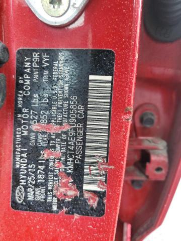 2015 HYUNDAI ACCENT GLS KMHCT4AE9FU905856