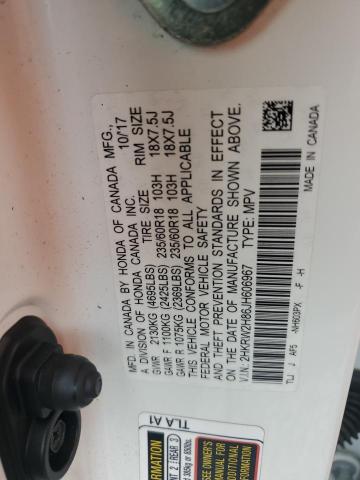 2018 HONDA CR-V EXL 2HKRW2H86JH606967