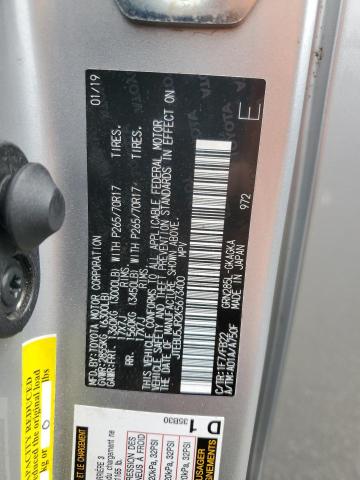 2019 TOYOTA 4RUNNER SR JTEBU5JR2K5673400