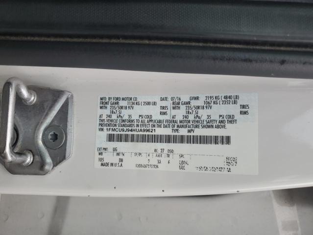 2017 FORD ESCAPE TIT 1FMCU9J94HUA99621
