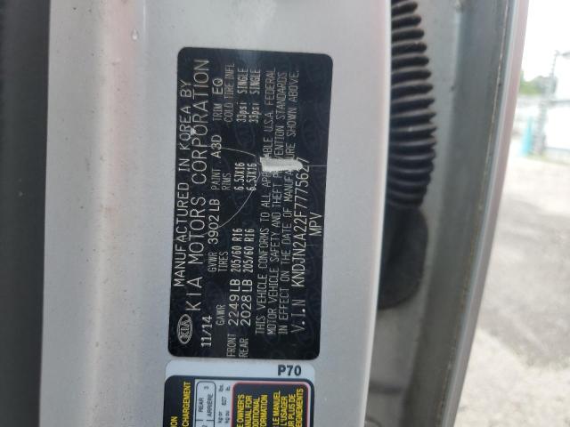 2015 KIA SOUL KNDJN2A22F7775627