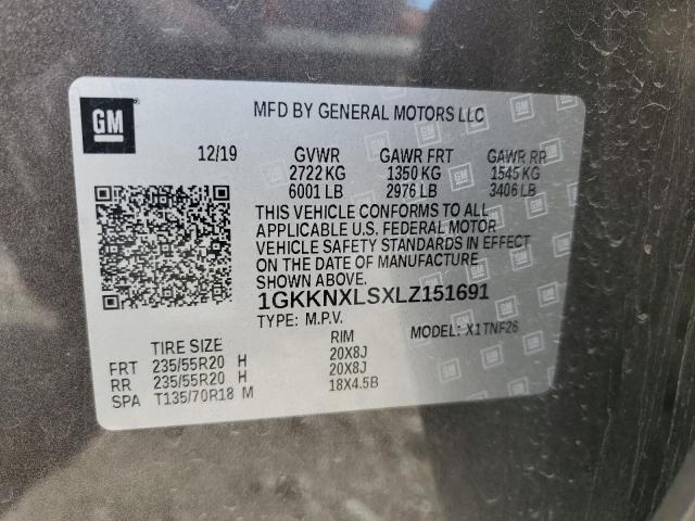 2020 GMC ACADIA DENALI 1GKKNXLSXLZ151691
