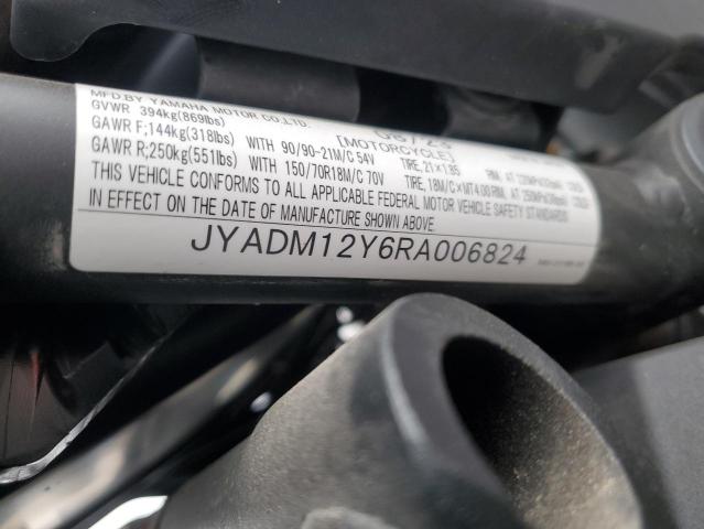 2024 YAMAHA XTZ690 JYADM12Y6RA006824