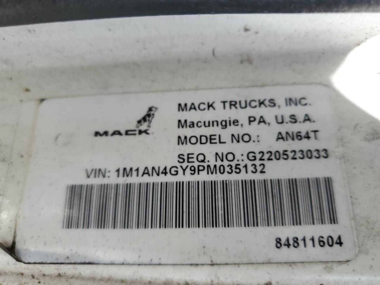 Lot #3253883560 2023 MACK ANTHEM
