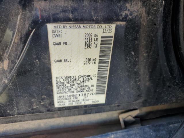 2016 NISSAN ALTIMA 3.5 1N4BL3AP8GC138770