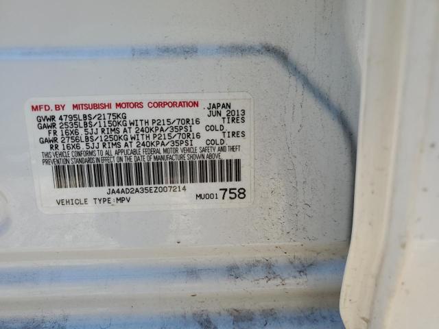 2014 MITSUBISHI OUTLANDER - JA4AD2A35EZ007214
