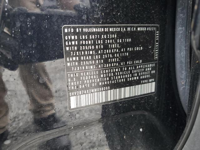 2021 VOLKSWAGEN TIGUAN SE 3VV2B7AX2MM098069