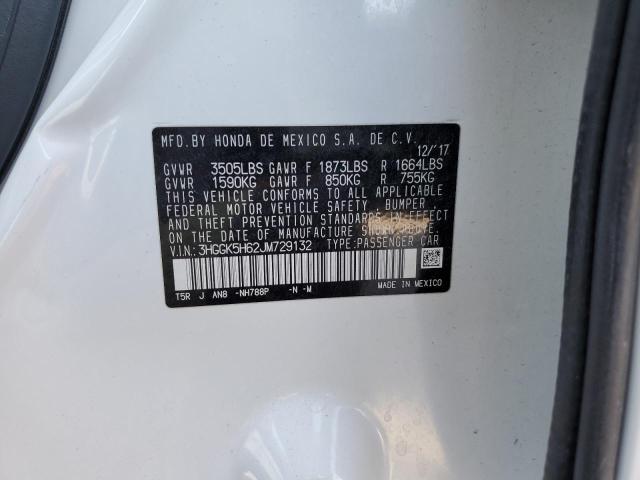 2018 HONDA FIT SPORT 3HGGK5H62JM729132