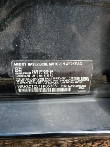 2015 BMW 328 I SULE WBA3C1C51FP853361